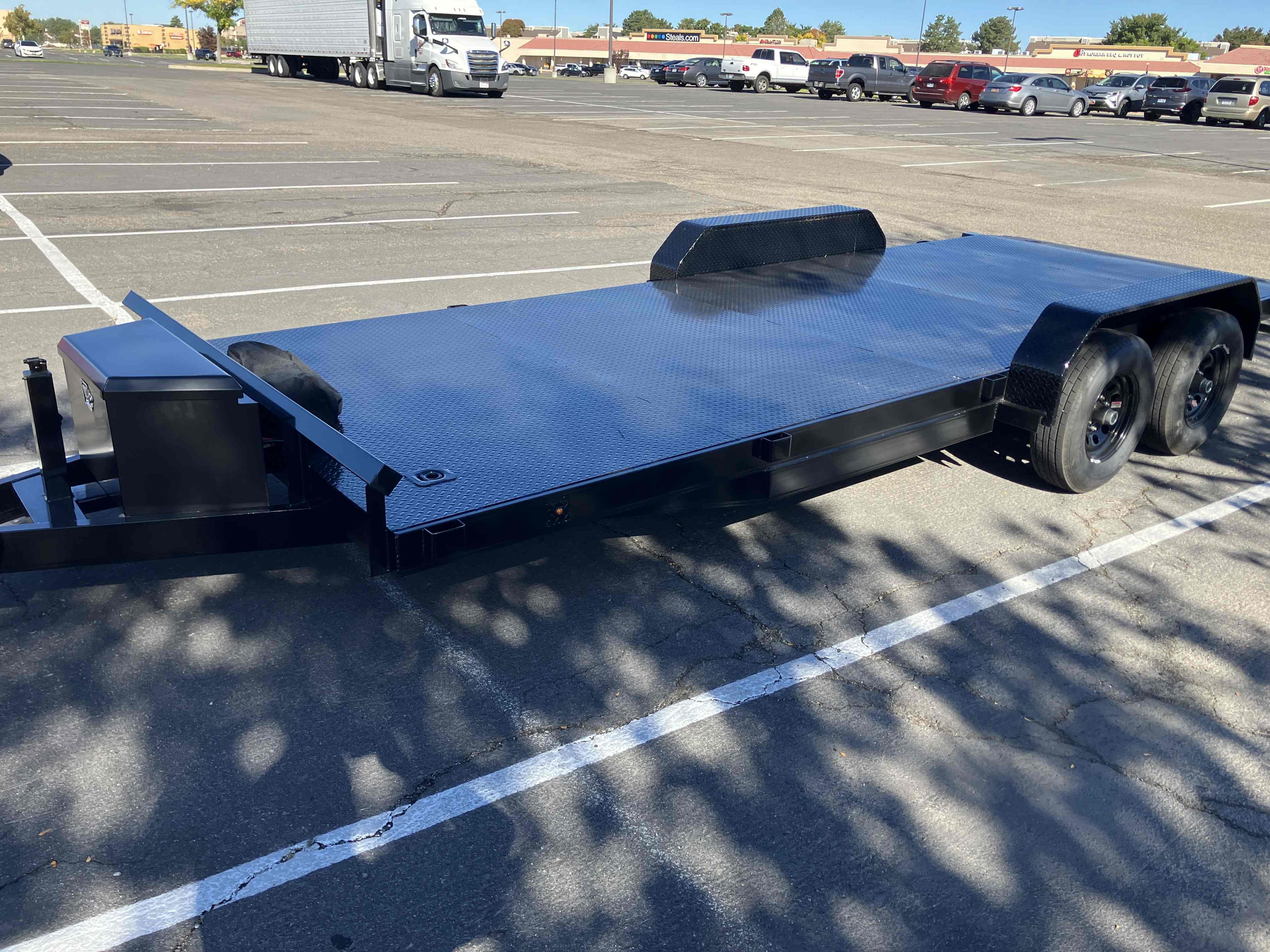 20ft car hauler trailer rental in Layton Utah - 10,000 lbs capacity professional grade towing equipment
